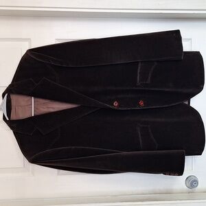 Circle S Kenny Rogers velvet sport coat, Dark Brown Men 42 L